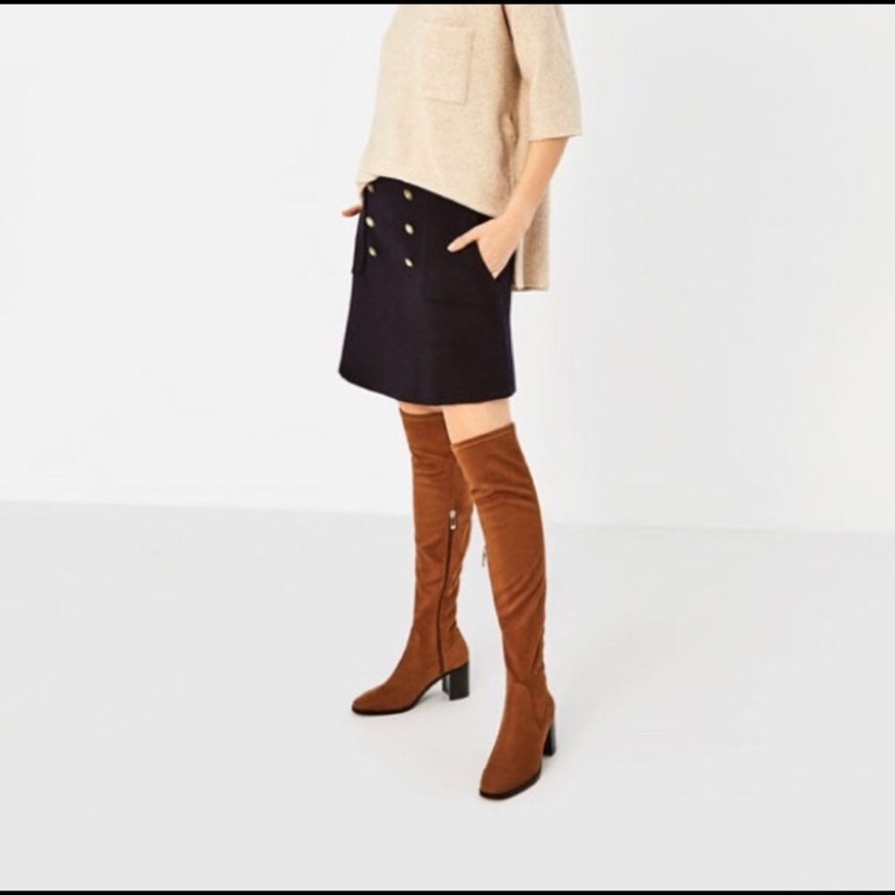 Zara over the knee boot